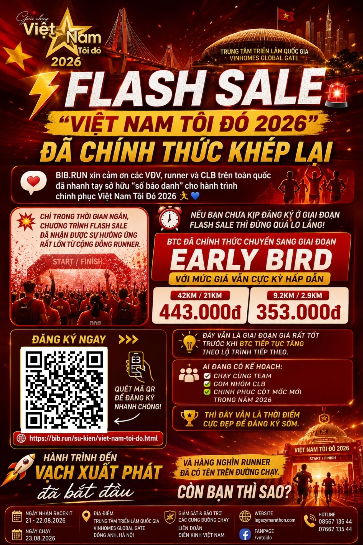 🚨 FLASH SALE “VIỆT NAM TÔI ĐÓ 2026” ĐÃ CHÍNH THỨC KHÉP LẠI 🚨